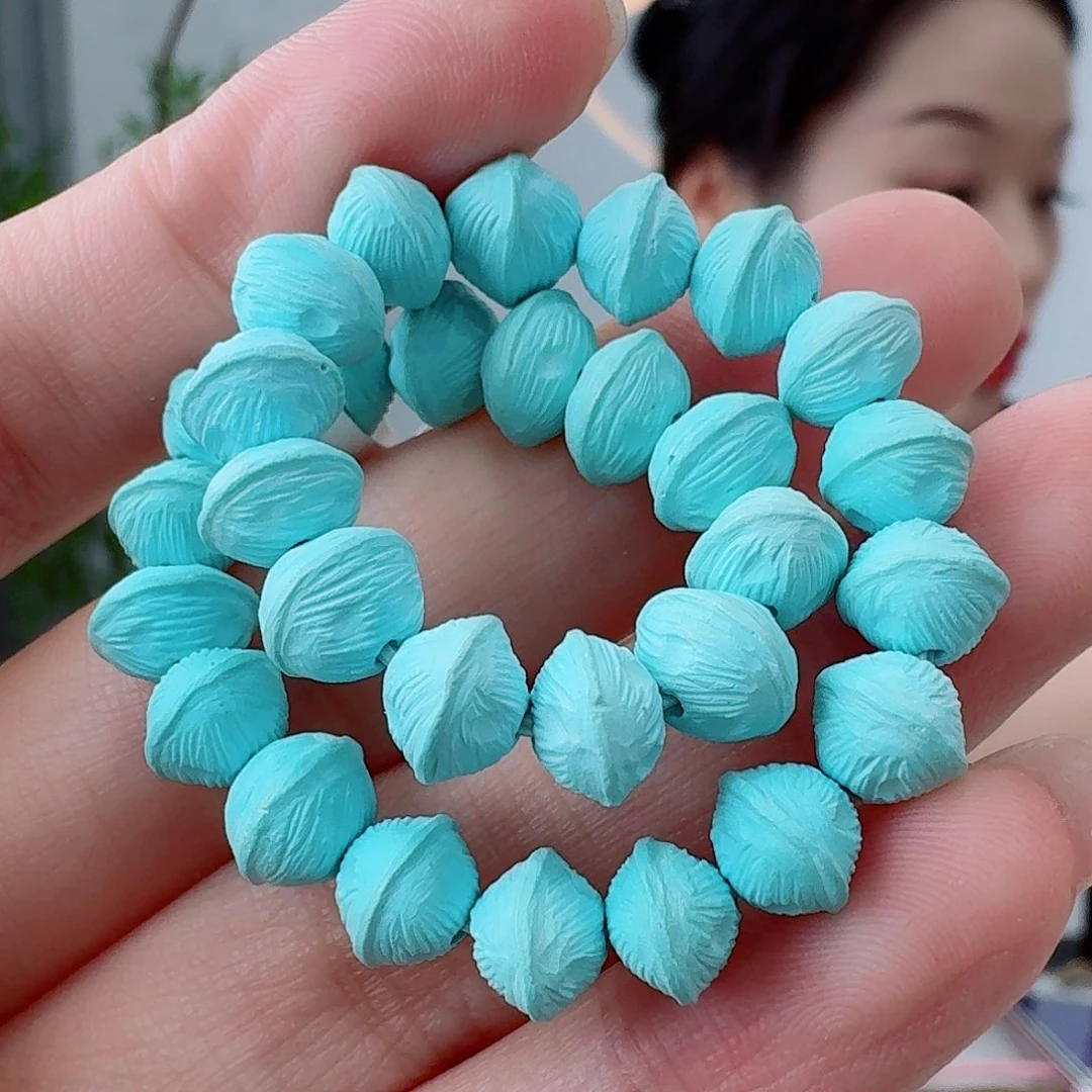 未镶嵌绿松石珠宝奇石