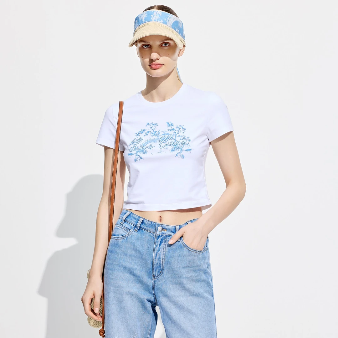 COCOON/可可尼精美印花T恤25205BC031376012