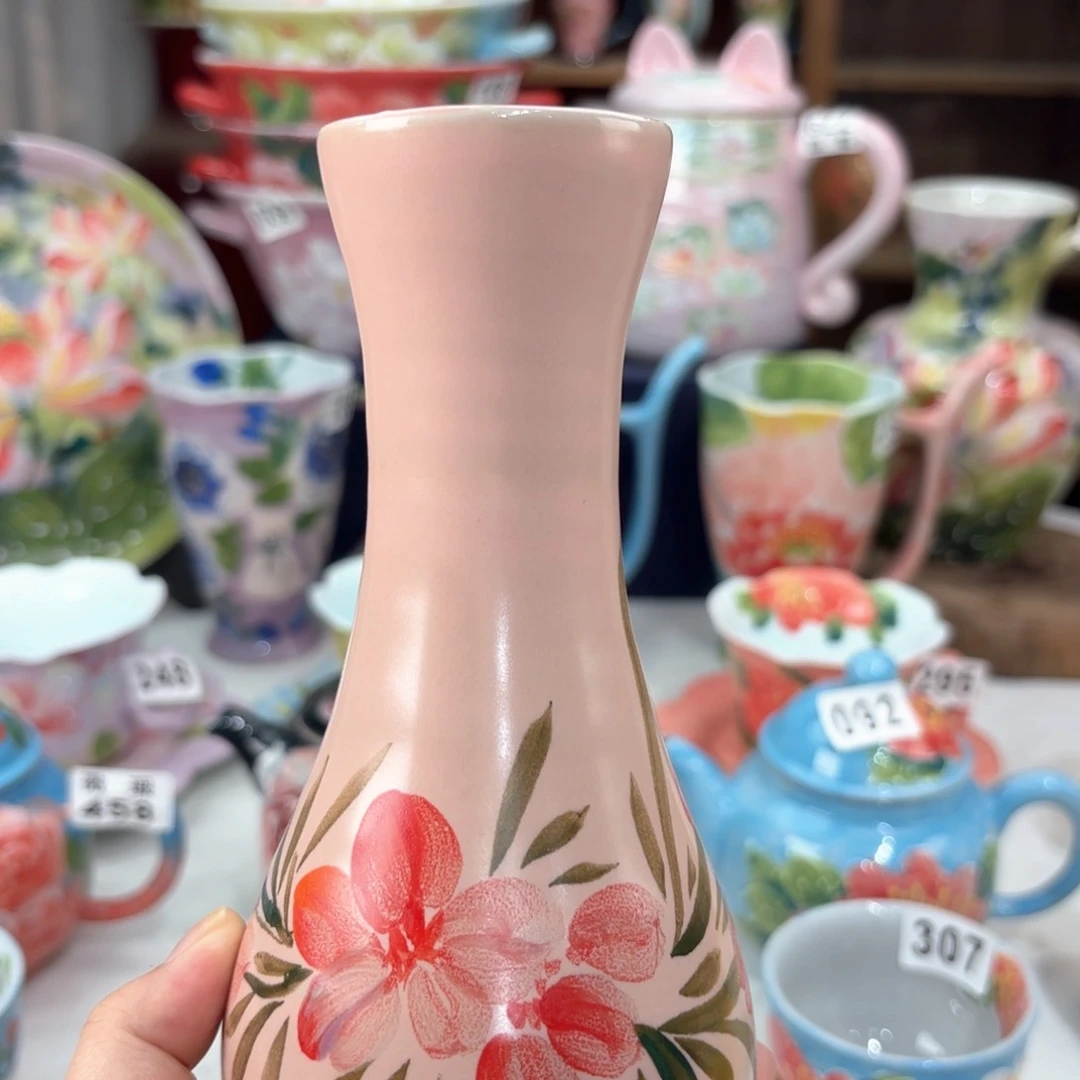 景德镇手绘高温釉下彩陶瓷茶具