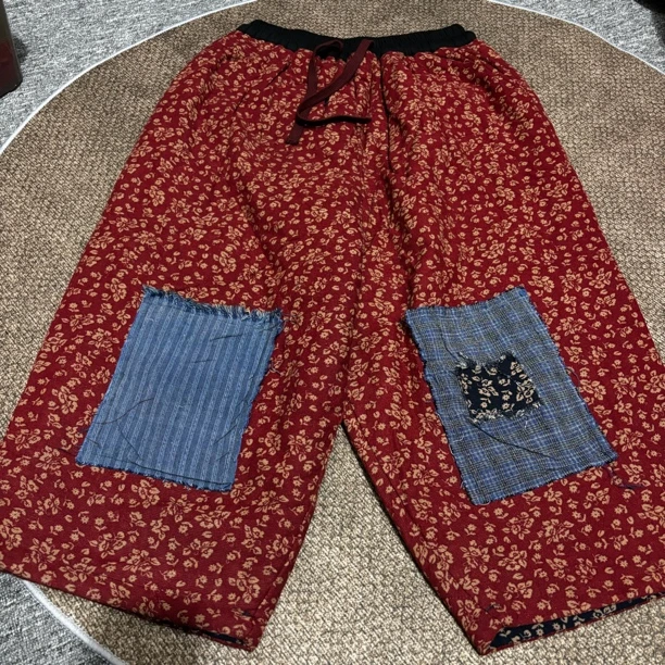 华姐家新款贴布靴裤