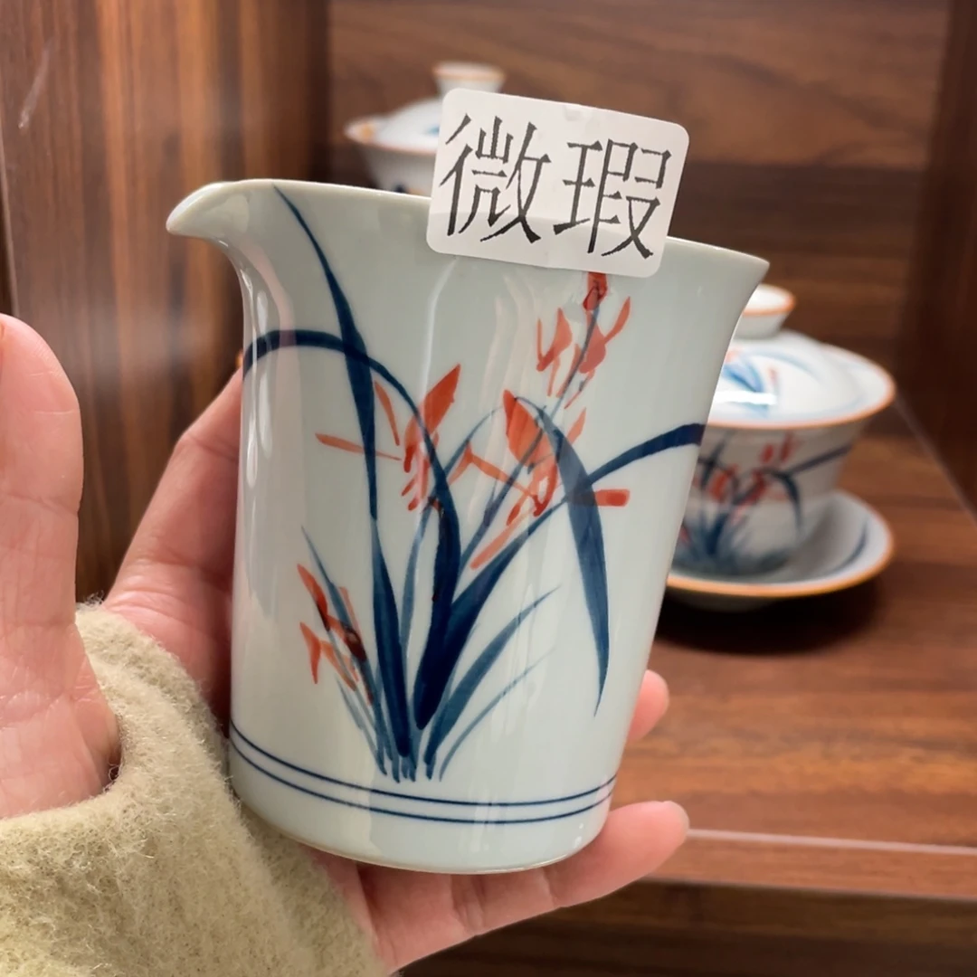 有瑕釉下彩纯手绘