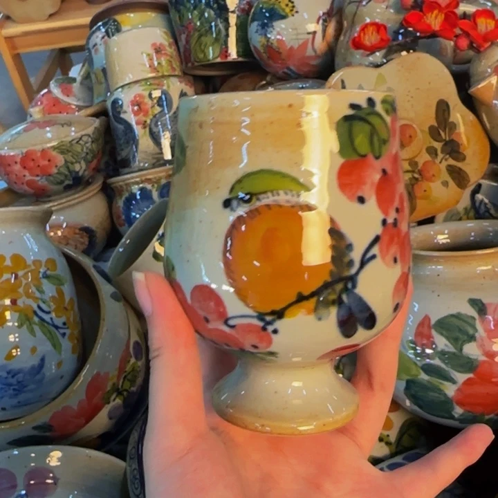 瓷片景德镇陶瓷手工手绘