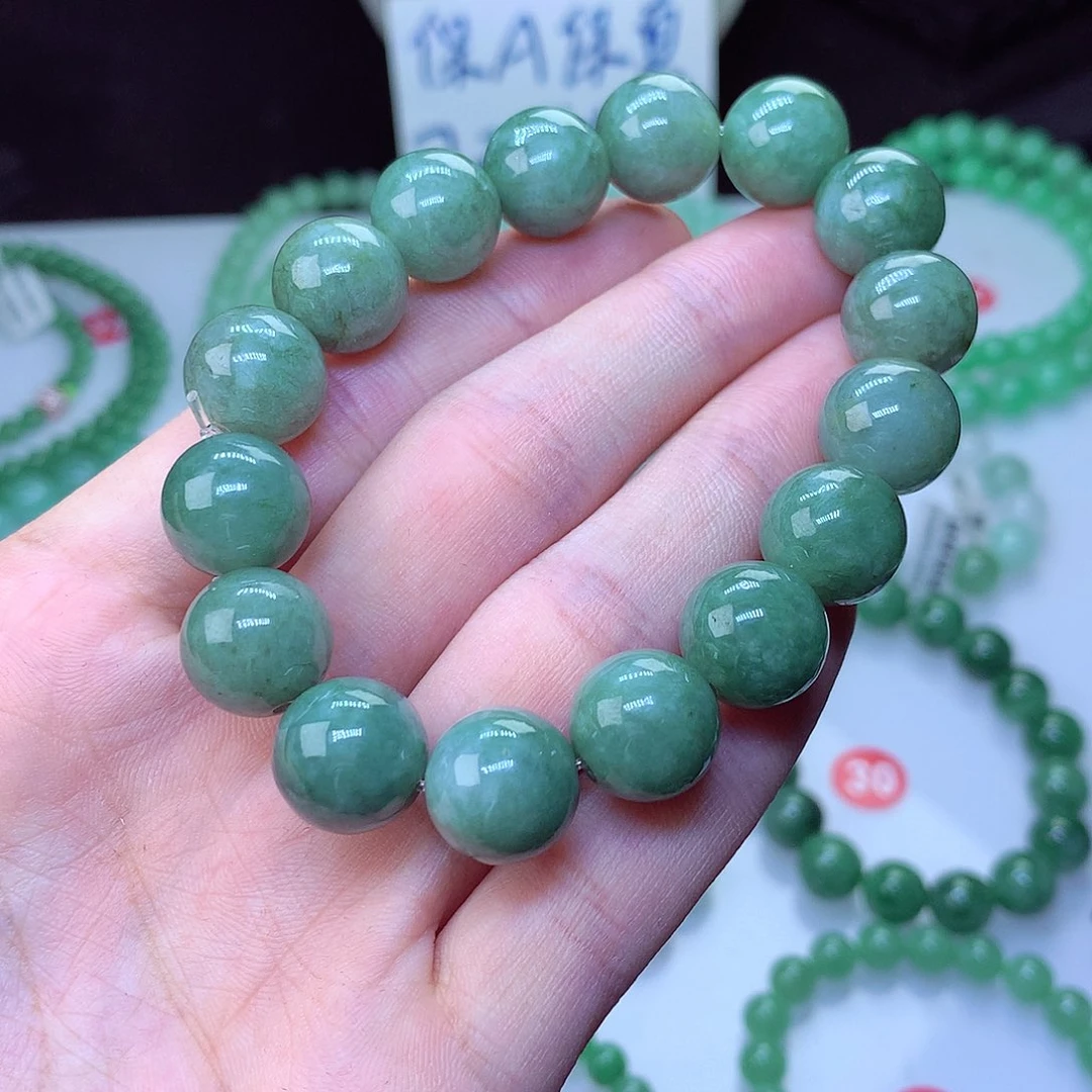 翡翠毛衣链未镶嵌
