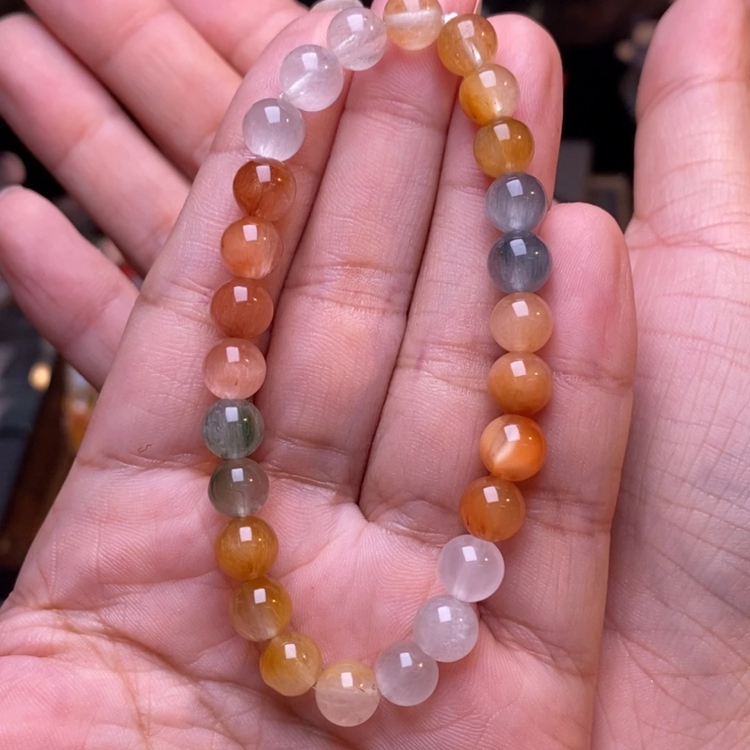 喵***~未镶嵌手链水晶M51258婷