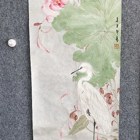 【闪购商品】国画两平尺荷花作品欣赏