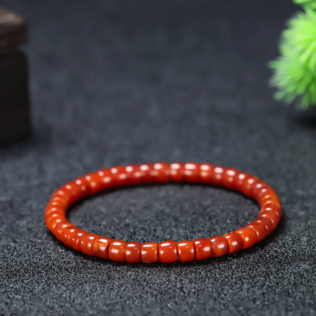 H0144A1166-南红单圈精工直切{多样性发货 拍一发一}