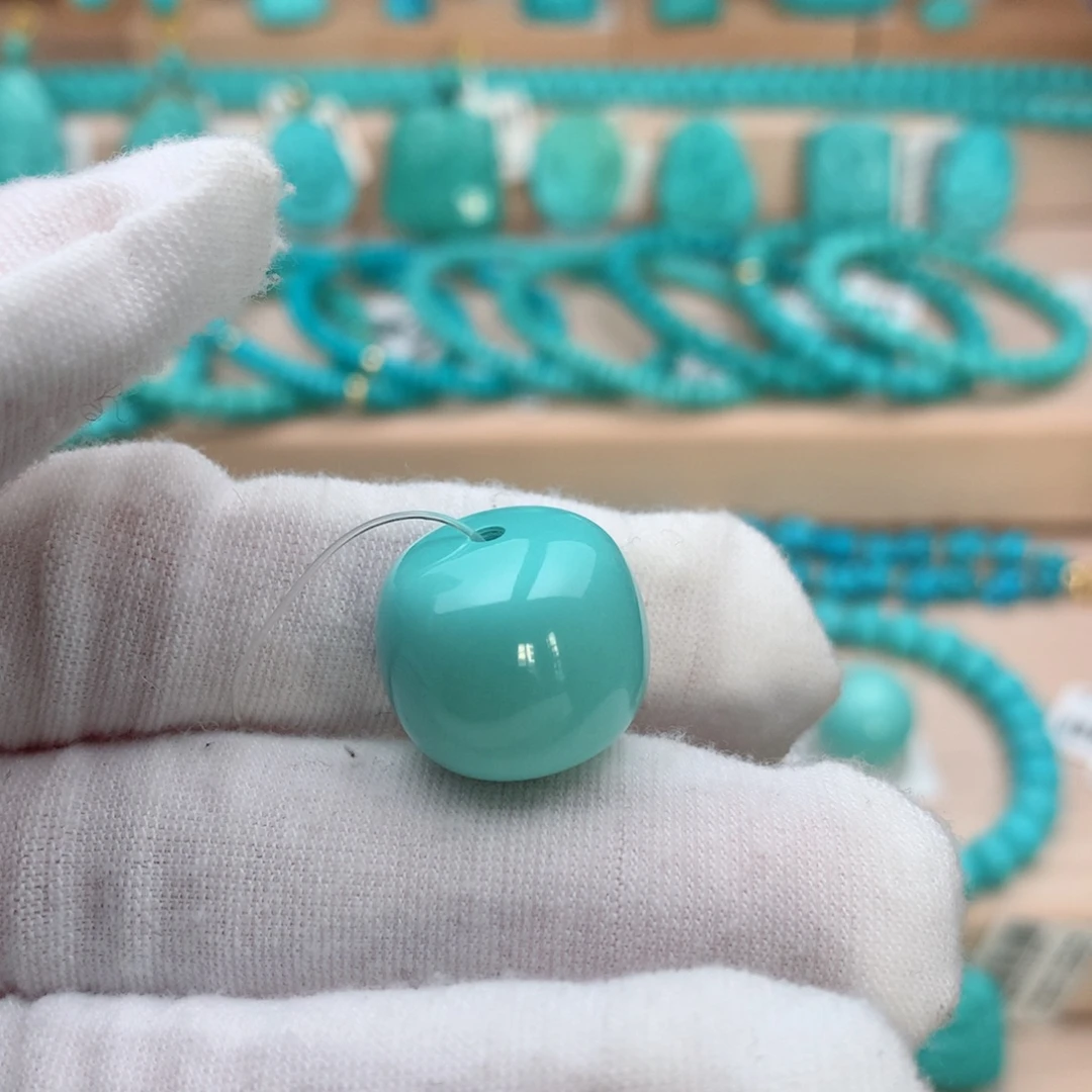 绿松石未镶嵌珠宝奇石16.5mm