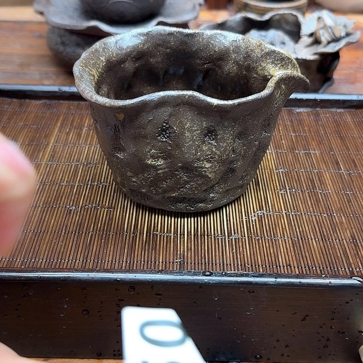 纯手工制作粗陶茶具