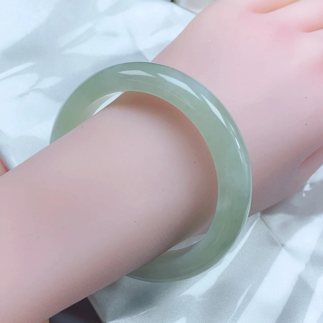 未镶嵌手镯翡翠  编号08 正圈56+