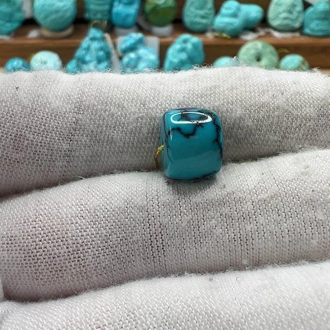 绿松石直切珠 未镶嵌