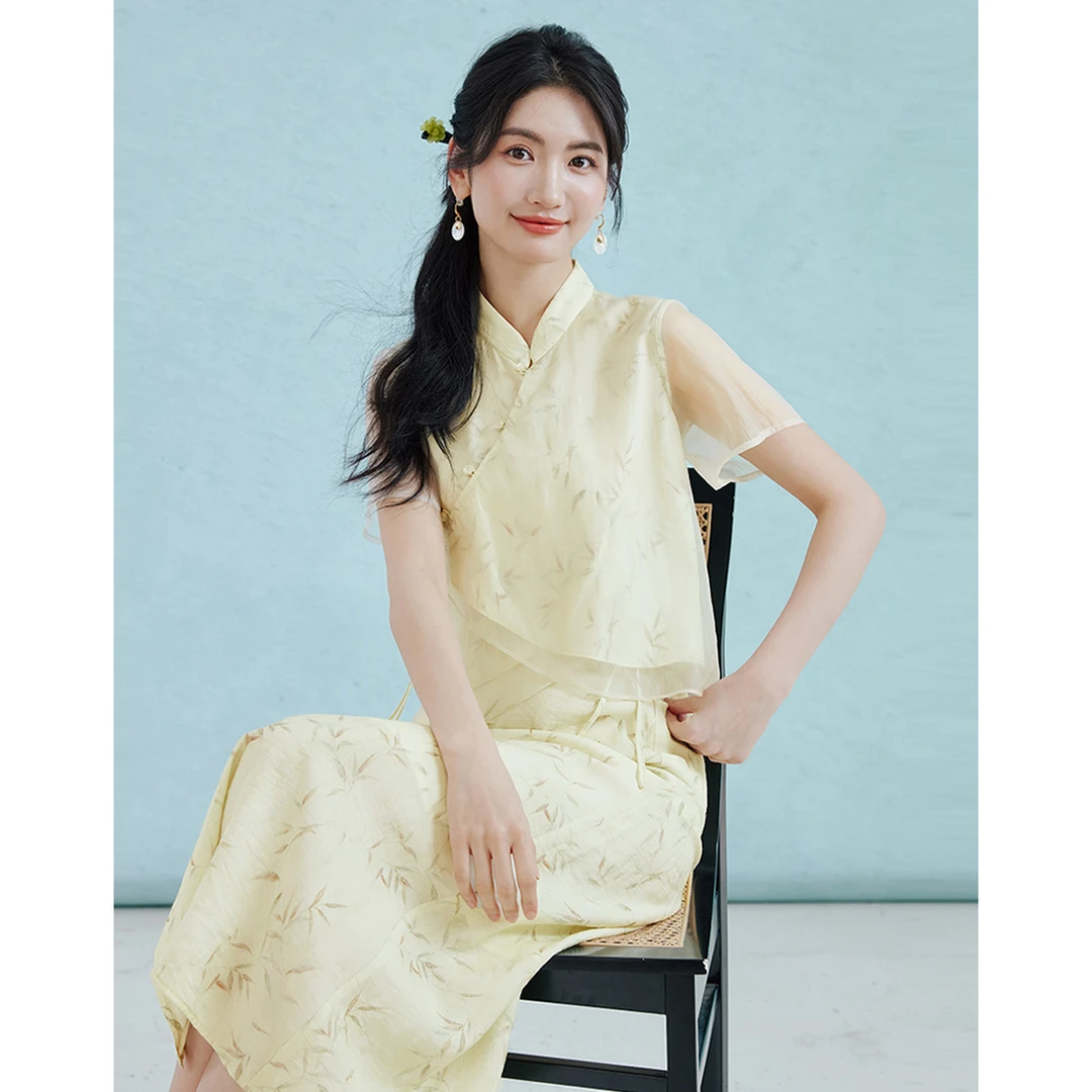 【备用链接】朗文斯汀新中式水墨国风小衫DTYX4203D07120