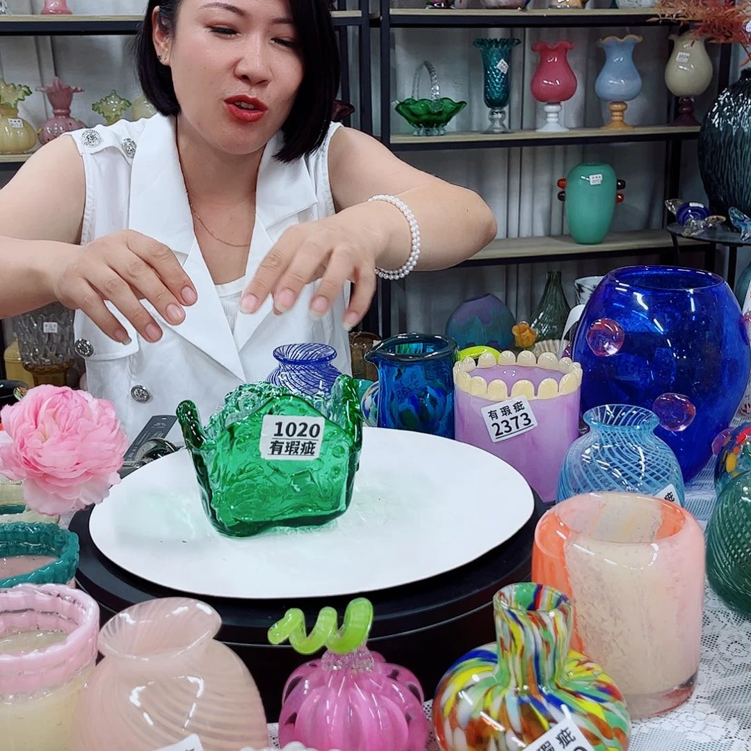 1020瑕 家悦琉璃摆件