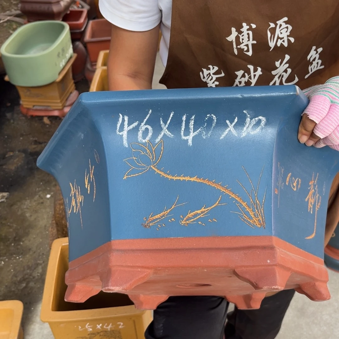 紫砂花盆盆景艺术