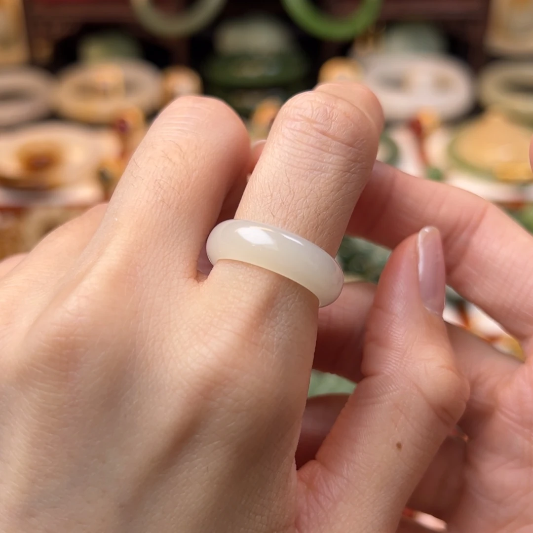 和田玉戒指未镶嵌L****u13