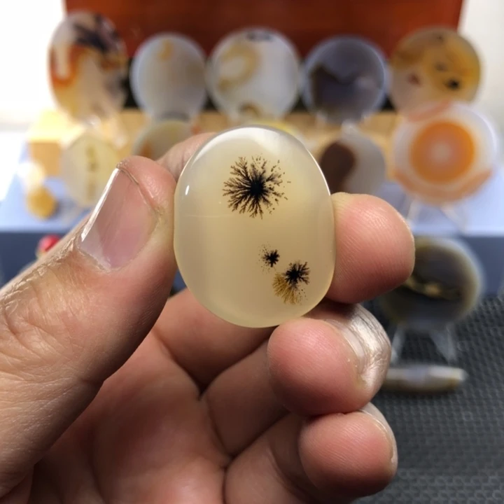 玛瑙/玉髓未镶嵌手把件