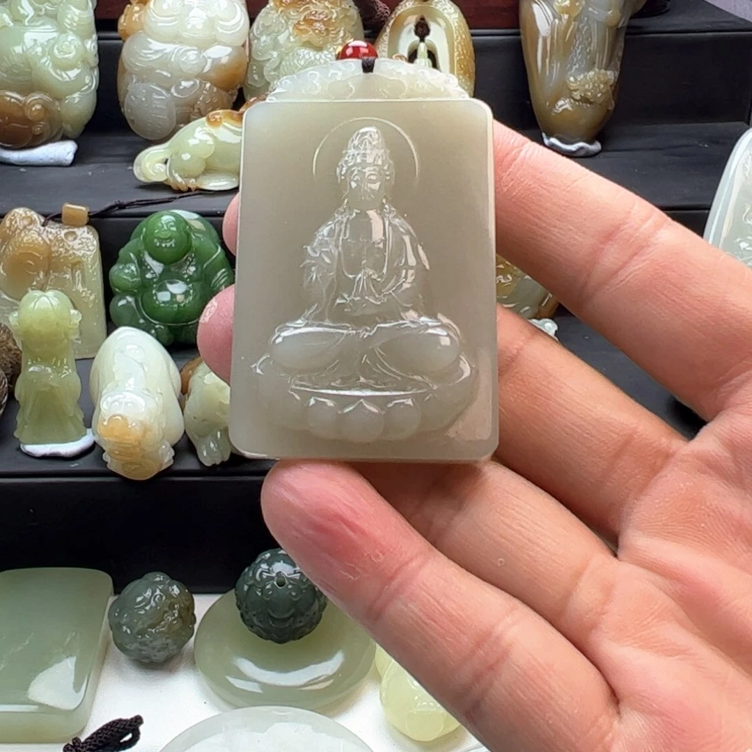 和田玉挂件未镶嵌