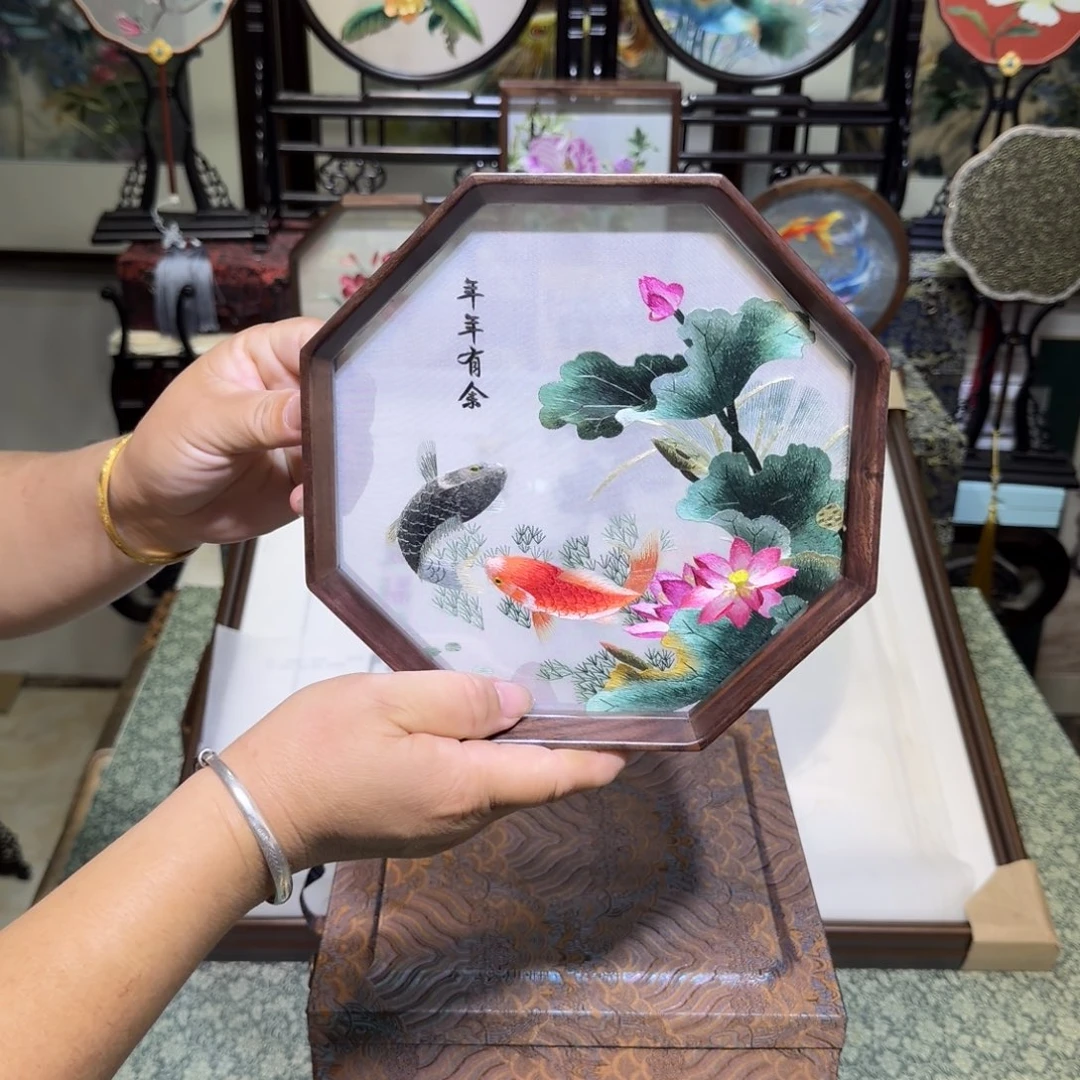 刺绣手工苏绣工艺制作技艺精湛