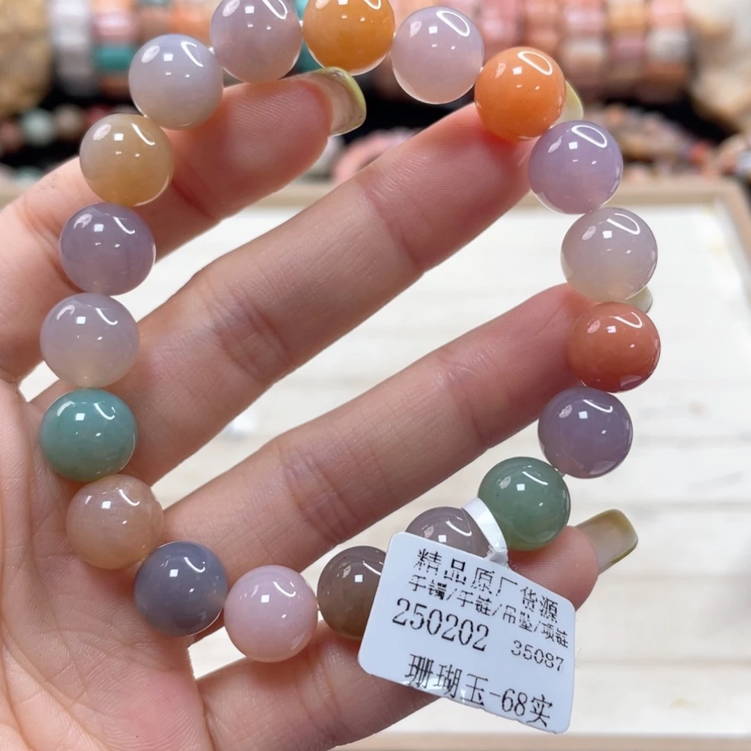 硅化珊瑚（珊瑚玉）手链未镶嵌?****?992
