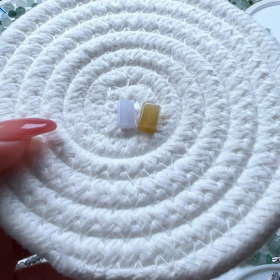翡翠散珠天然翡翠散珠2颗