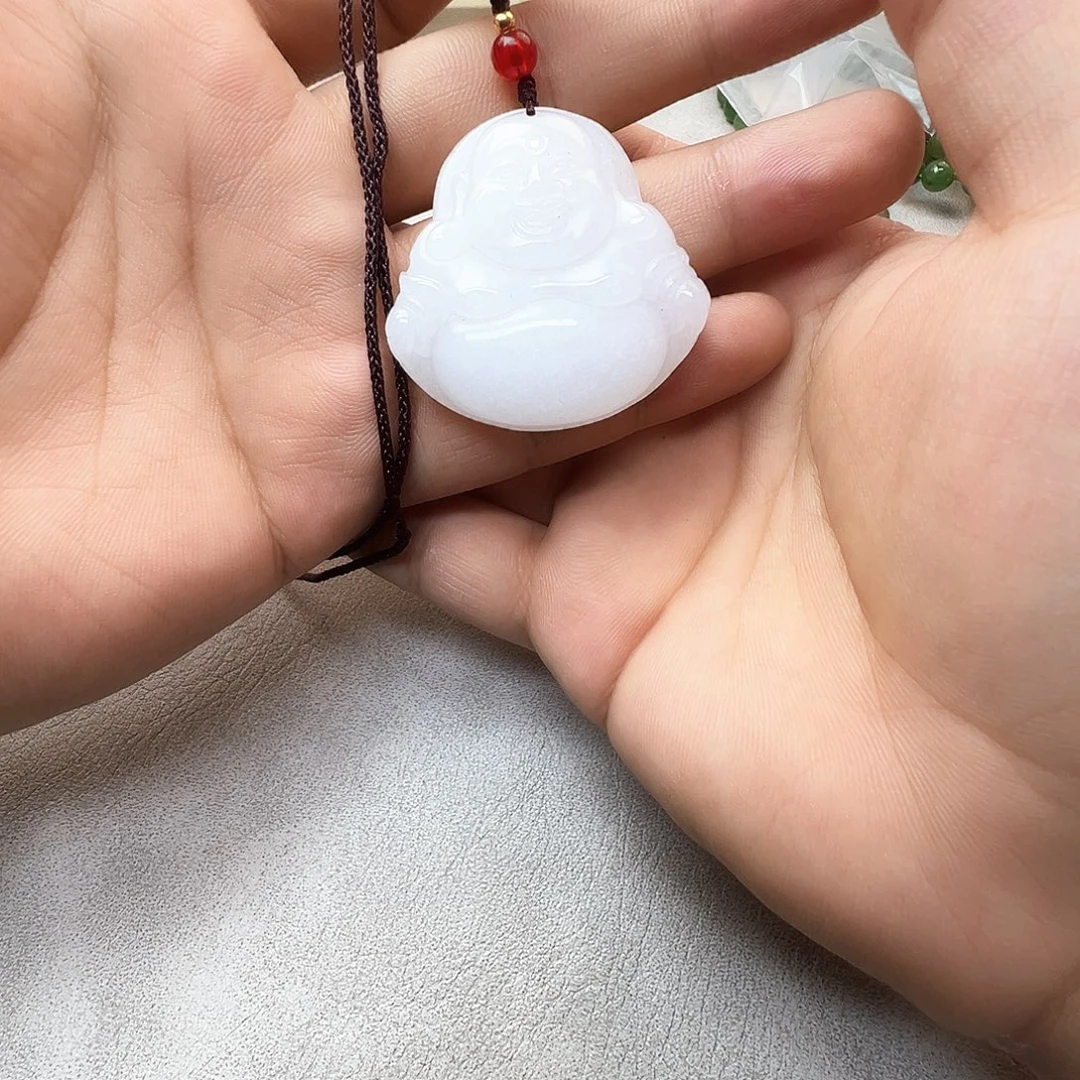 石英质玉（金丝玉）合金颈饰