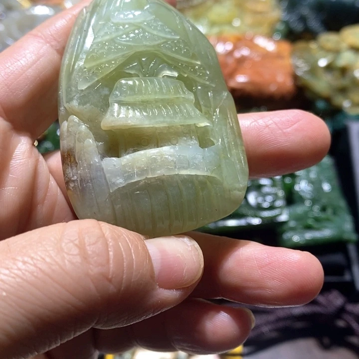 岫玉毛衣链未镶嵌君**逑