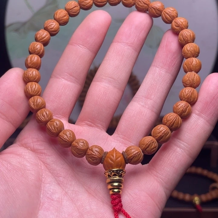 手串桃核0.9玉龙脊手持