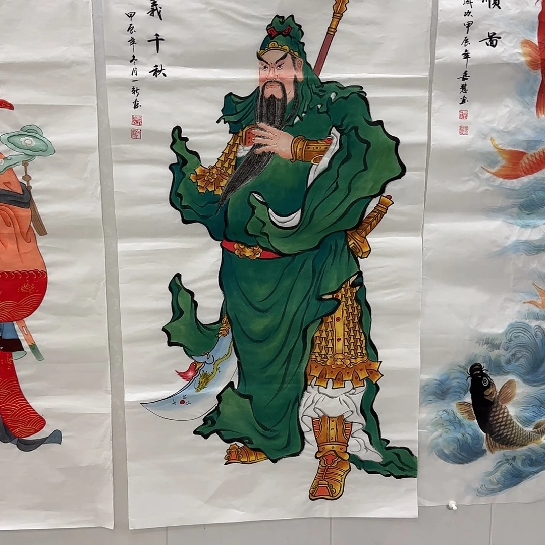 国画?****₄尺寸70X138手绘作品