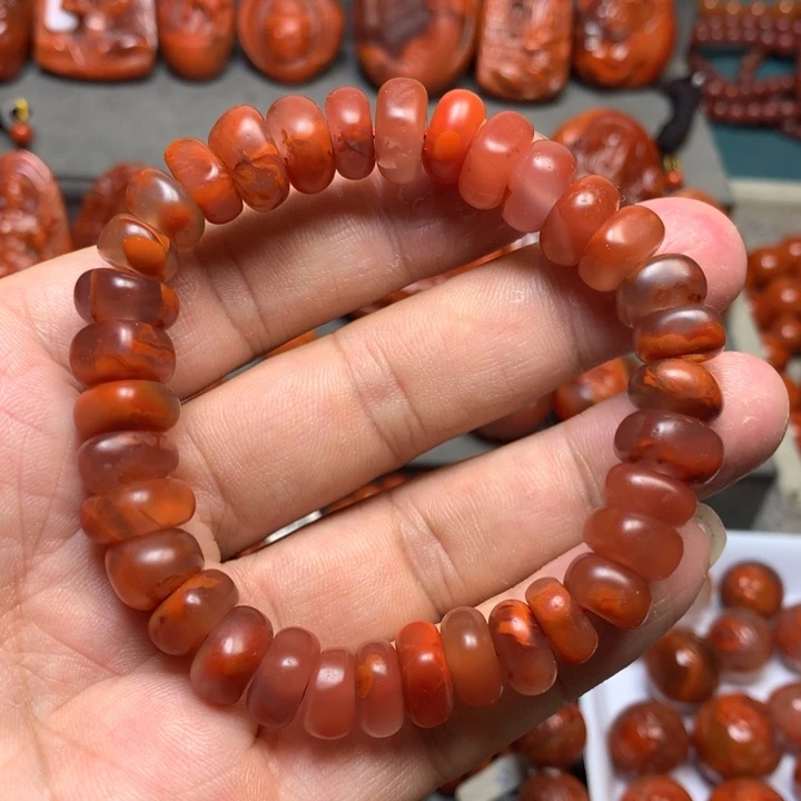 未镶嵌手串南红玛瑙
