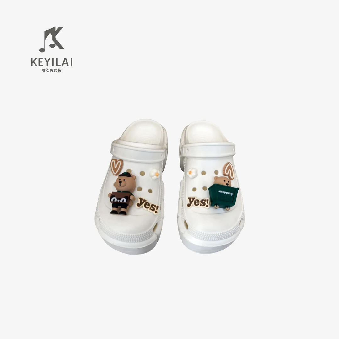 KYL可依莱-半包厚底卡通洞洞鞋DY5XXL1696