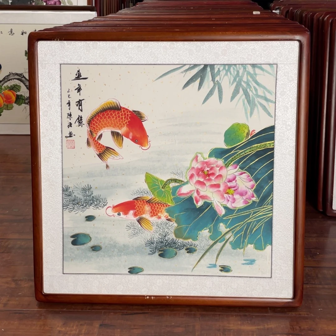 国画带框尺寸63*63厘米