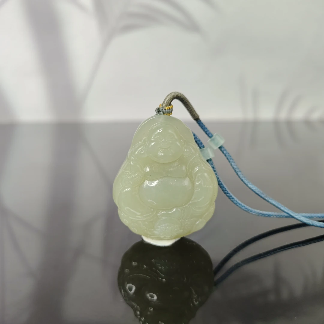 Y和田玉佛公吊坠3606