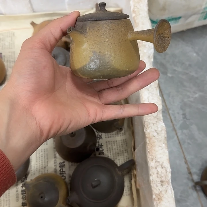 紫砂茶壶坭兴陶柴烧