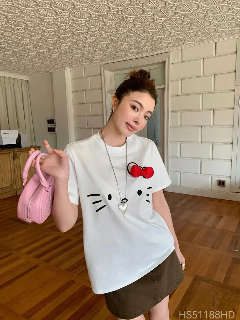 Hippsuper kitty 猫短袖