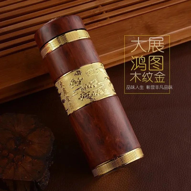 [新粉福利]高端紫砂杯 大展宏图 办公自用送领导长辈便携高档