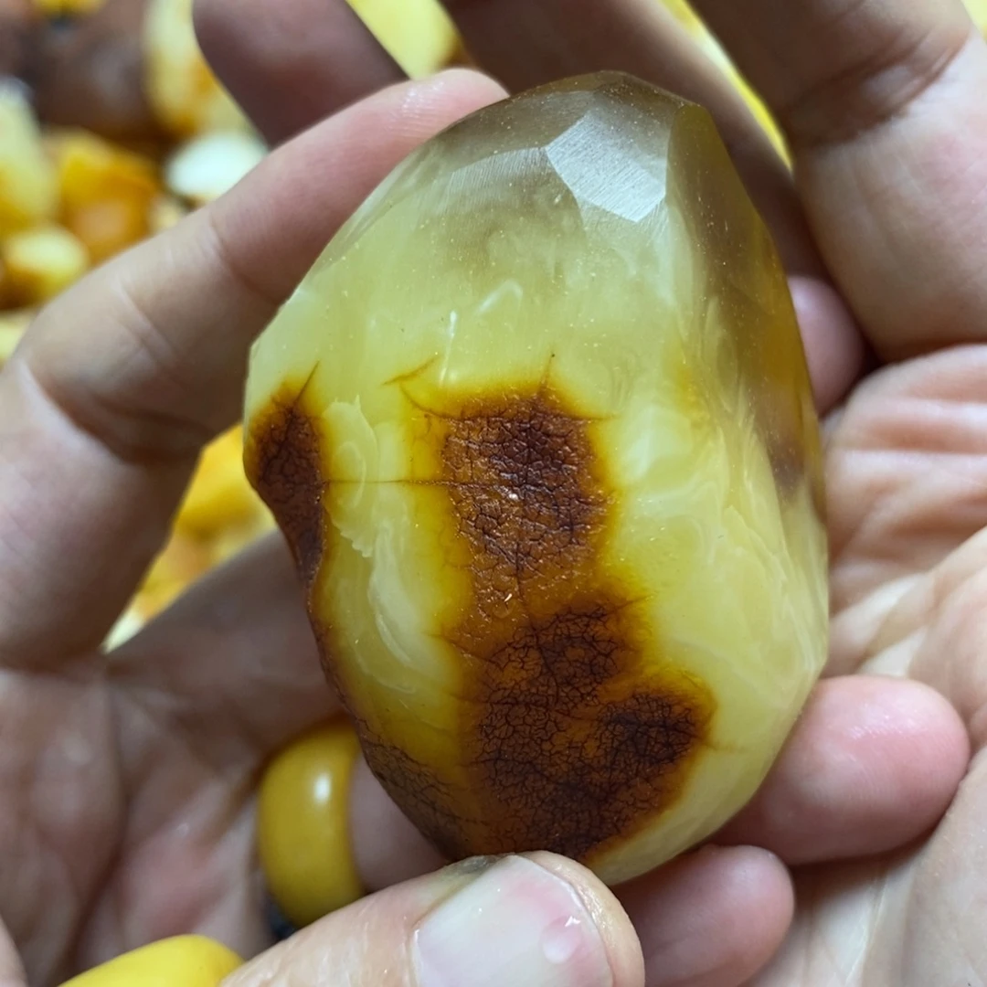 士****定制琥珀未镶嵌传世琥珀蜜蜡定制
