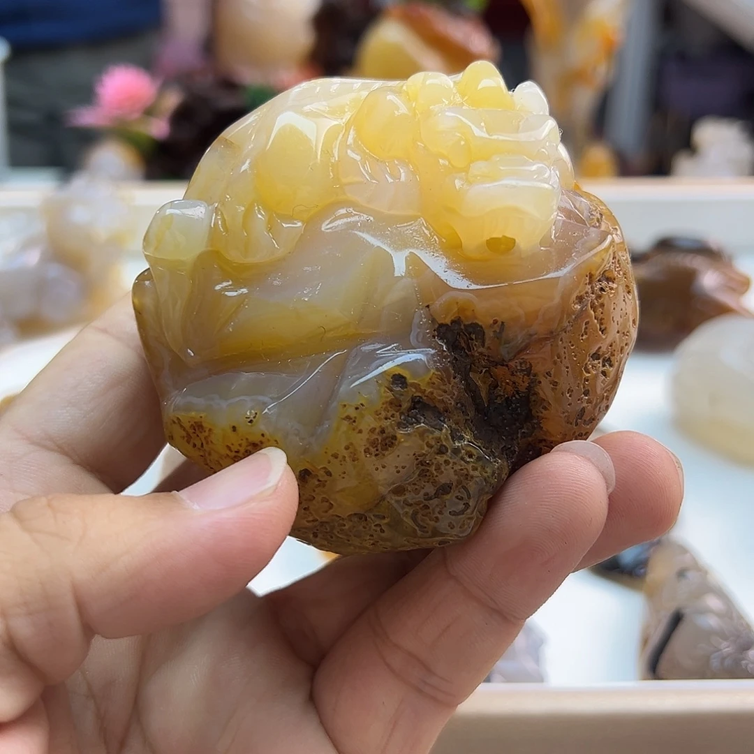 玛瑙/玉髓合金颈饰