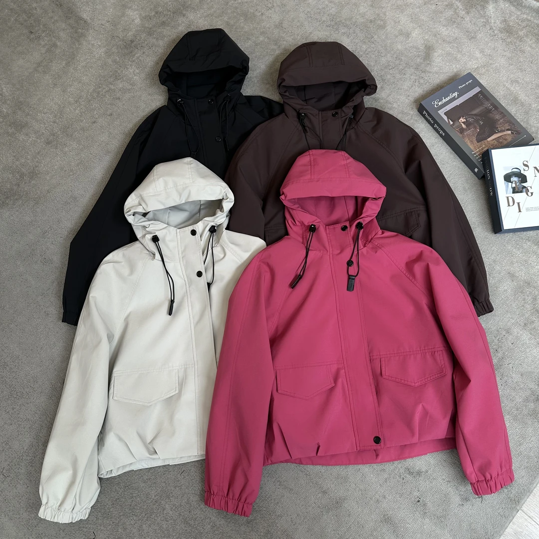 【米可家】秋冬必入下摆褶皱好版型好品质冲锋衣外套879