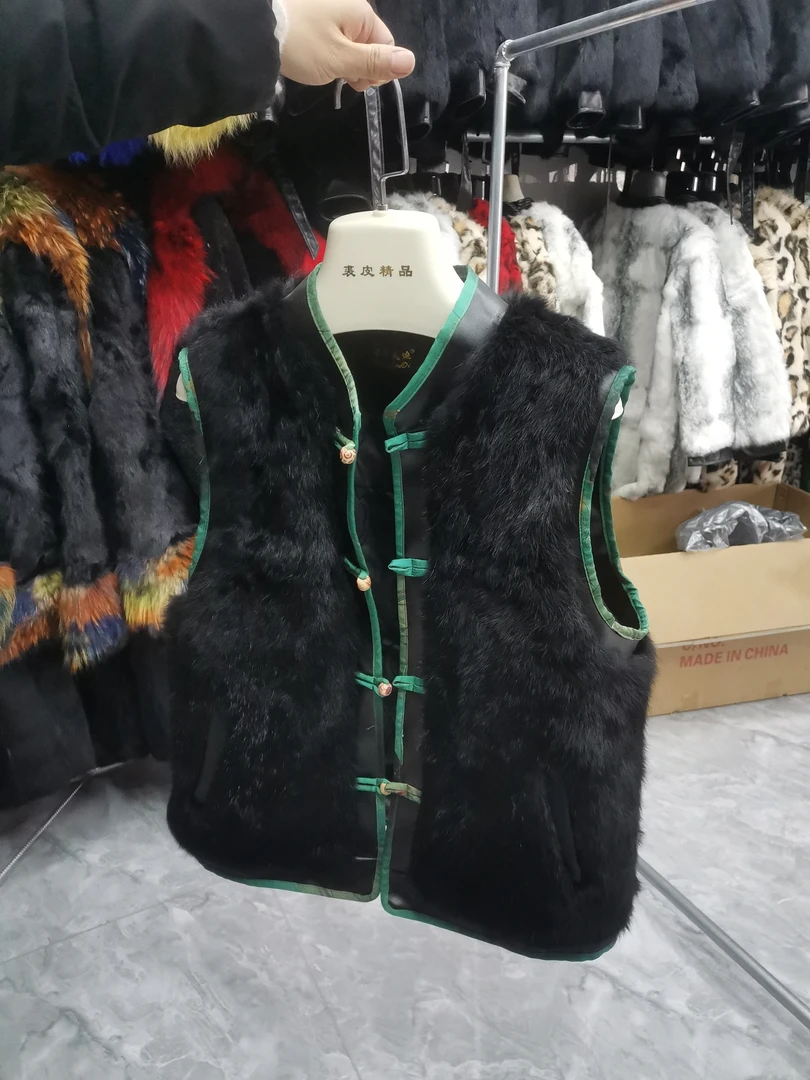 真兔毛国风马甲！