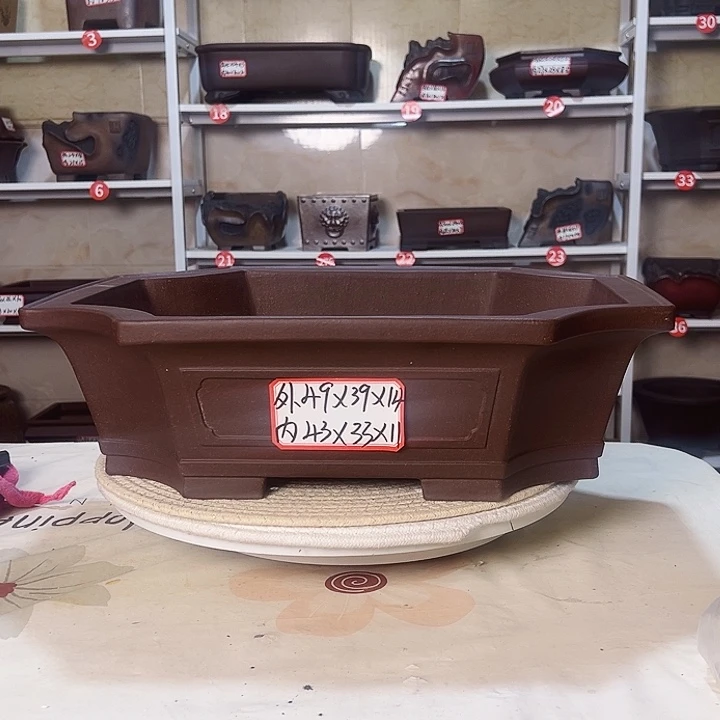 紫砂花盆紫砂花盆