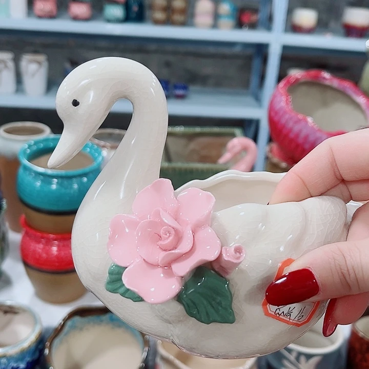 多肉陶瓷花盆满10元包邮