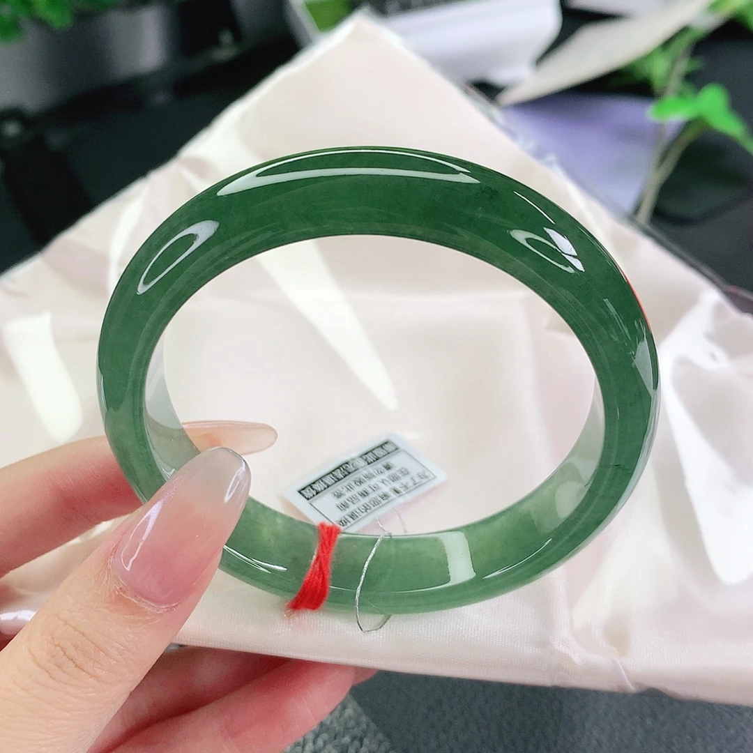 翡翠未镶嵌手镯60圈