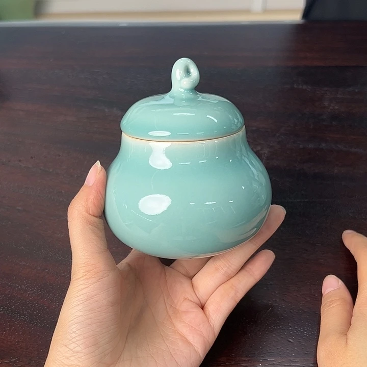 龙泉云间青瓷小米茶器