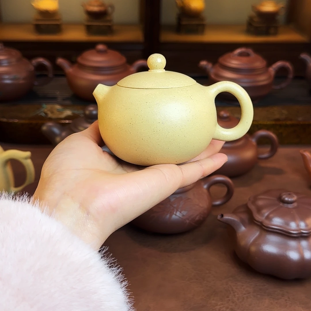 紫砂茶壶本绿西施，200cc