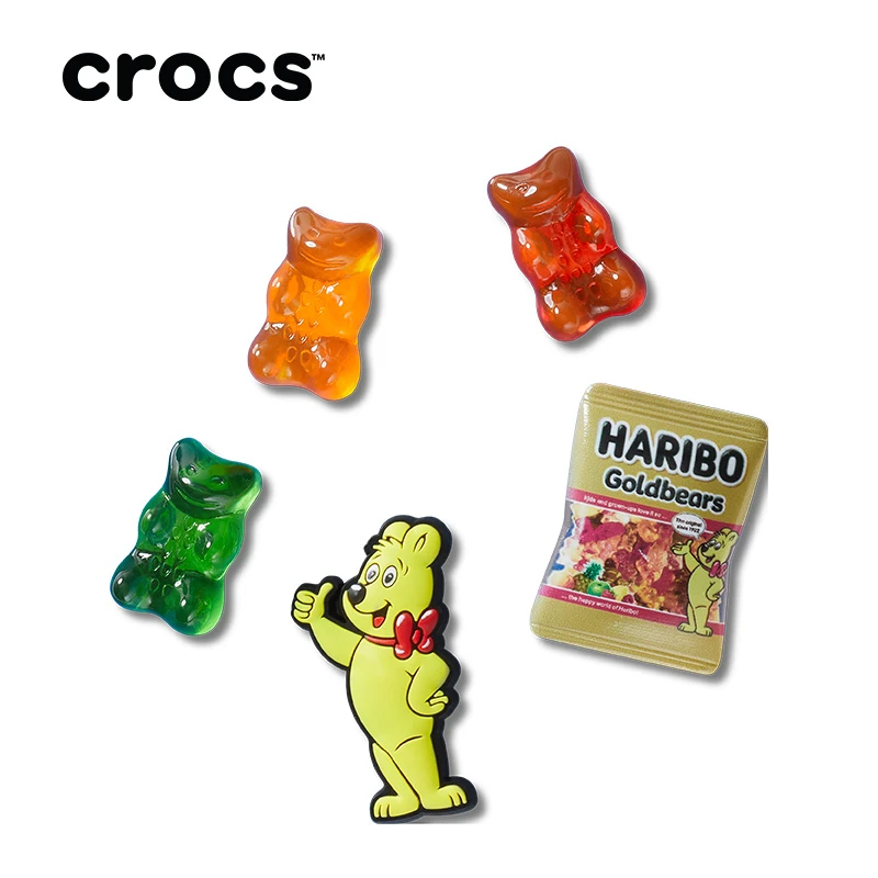 CROCS/卡骆驰【Haribo小熊软糖联名】洞洞鞋花时尚潮流个性官方配件