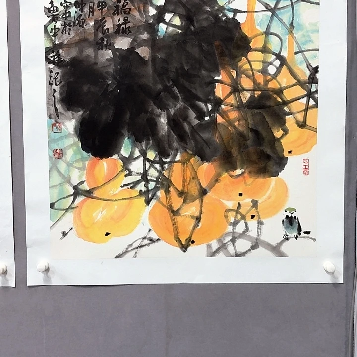 国画亲笔手绘放心去藏