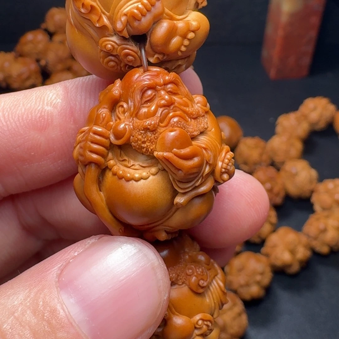 Z***n橄榄核手串/手链达摩