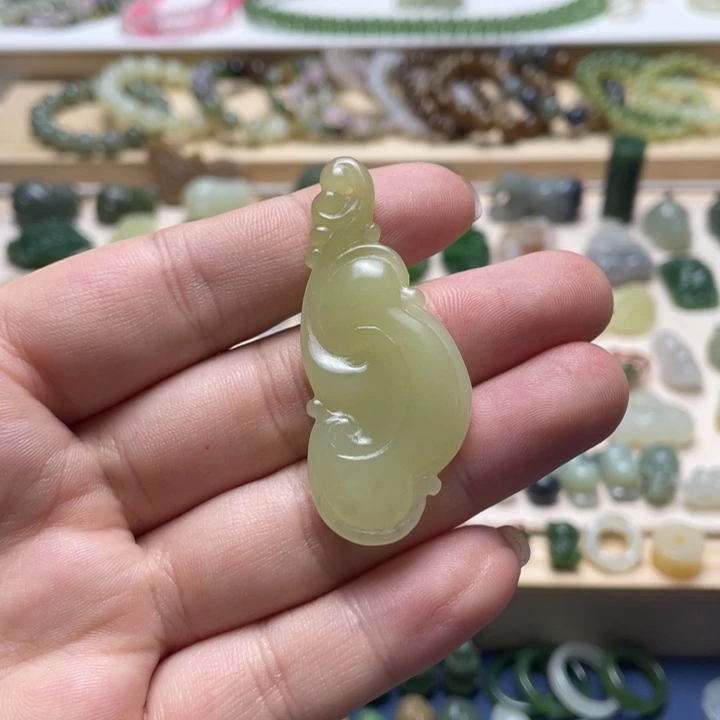 吊坠(不含链)未镶嵌和田玉