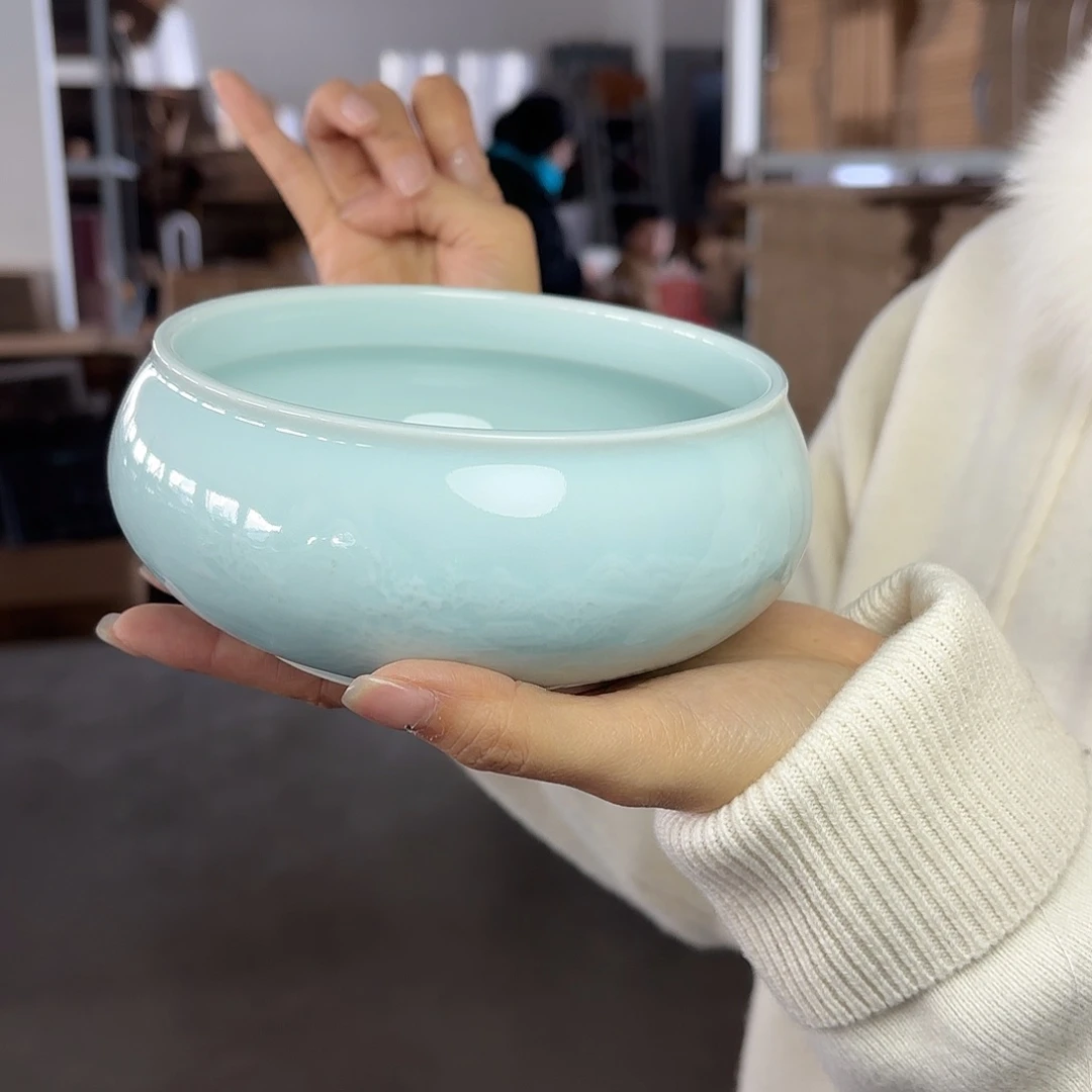 龙泉云间青瓷小米茶器