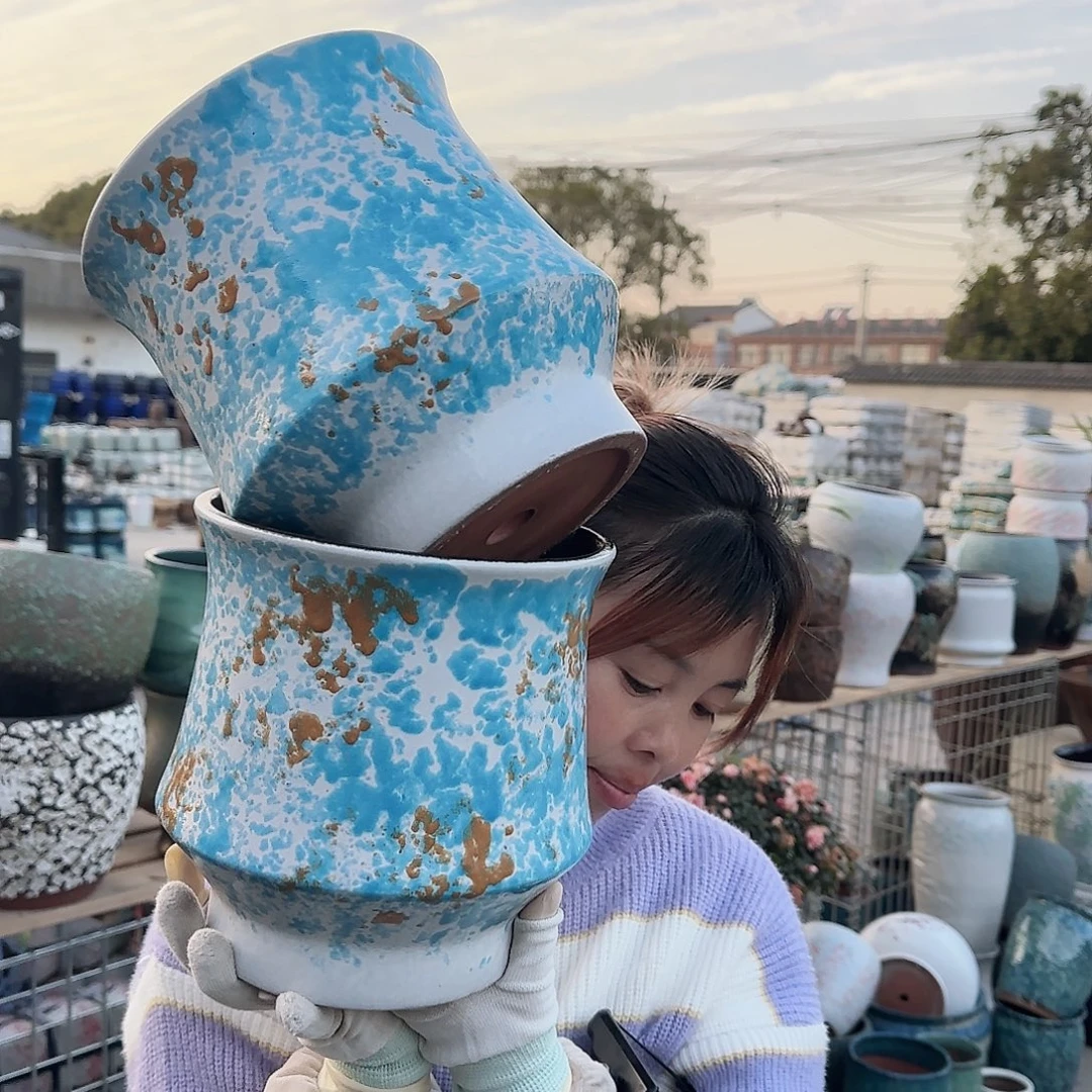 王嫂花盆1209-165高21口20