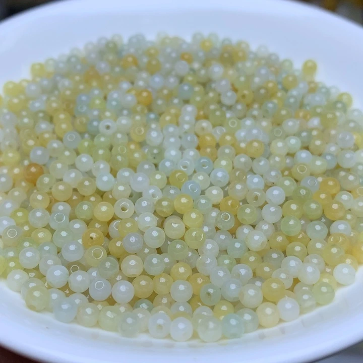 【闪购商品】翡翠手链未镶嵌卡3.5冰黄100个